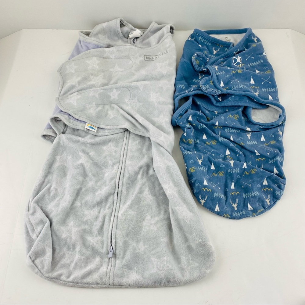 Halo and Swaddle Me Sleep Sack Swaddles